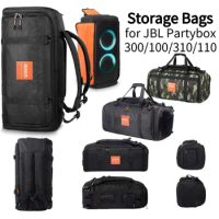 Speaker Backpack Storage Bags for JBL Partybox 300/100/310 Large Capacity Bluetooth-compatible Speaker Storage Bag Breathable