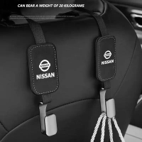 Car seat back hook suede suitable for Nissan Cube Y62 Versa J11 Juke Patrol Tiida Note Serena Kicks 