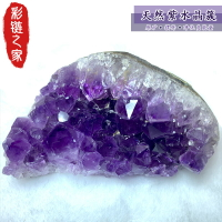 天然紫晶簇原石消磁擺件紫水晶家居辦公小型飾品辦公擺件科普教學