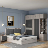 Pretty Modern Double Bed Luxury Upholstered Italian Superking Bed Loft Villa Camas De Dormitorio Furniture Home