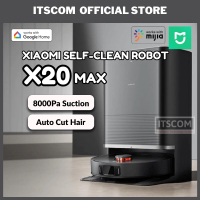 100% Real delivery Xiaomi Robot Vacuum X20 Max | Extendable mop arm | 8000Pa Suction | Smart carpet 