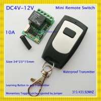 Smart Home Remote Control System Receiver Transmitter ASK Broadlink RF Receiver DC4V-12V 4.5V 5V 6V 7.4V 9V Remote Switch315/433