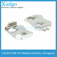 20Pcs SMD Tab 20.0 MM CR2032 2032 CR2025 CR2020 Battery Button Cell Holder Coin Cell Retainer Cross BK-912 Surface Mount PCB