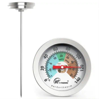 Red wigglers composter thermometer