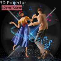 3D Holographic Projector Fan Wifi Led Sign Hologram Lamp Player Remote Advertise Display Advertising Display Logo Projector