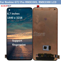 original 6.7''for realme gt 2 pro Display with touch digitizer Assembly for realme GT 2Pro lcd display for RMX3301, RMX3300 LCD