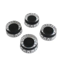 4pc Black Speed Knobs for Epiphone Ibanez Les Paul LP Electric Guitar