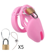 New Upgrade Soft Silicone Male Chastity Device,, Rings, Sleeve,Chastity Lock,BDSM  s For Men