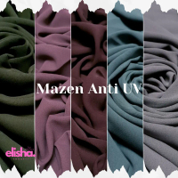 Per50cm Mazen Kain Sultan Anti UV UPF 25 Kain Premium Polos Lebar 150 Hot Item (MEREK LAMA: MARZAN)