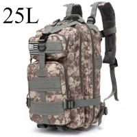 25L/50L Tactical Backpack Molle Bag Outdoor Bags Backpack for Hiking Camping Trekking Fishing GYM Ba