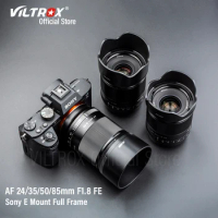 VILTROX 24mm 35mm 50mm 85mm F1.8 for Sony E Camera Lens Auto Focus Full Frame Prime Large Aperture Portrait Sony E Mount A7C ii