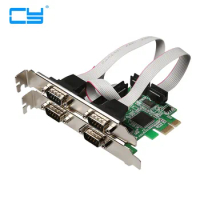 4 Portas RS232 COM DB9 de Porta Serial para PCIe PCI Express para Adaptador de Cartao de 4 portas Se