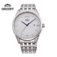 【ORIENT 東方錶】ORIENT 東方錶 WILD CALENDAR系列 現代簡約機械錶 鋼帶款 白色 - 40.8 mm(RA-AX0005S)