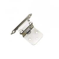 3/8 Inch Durable Self-Closing Cold Rolled Steel Hinge for Cabinets Bathrooms Balconies Overlay Cabinet Hinges