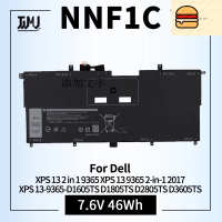 NNF1C 7.6V 46Wh Laptop Dell XPS 13 2 in 1 9365 XPS 13 9365 2-in-1 2017 XPS 13-9365-D1605TS D1805TS