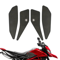 For Ducati Hypermotard 2020 2021 2022 2023 Hypermotard 950 SP Tank Side Traceless Decals Motorcycle Anti Slip Tank Pad Stickers