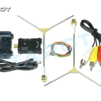 8KM Range Tarot 1.2Ghz 1.3Ghz 8CH 600mw FPV Video Transmitter Receiver Alloy Case AV System TL300N5 for RC Drone Quadcopter