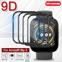 Screen Protector for Amazfit Bip 5 Edge Cuverd Watch Film Ultra Thin Full Coverage Protective Film for Amazfit Bip5 Not Glass