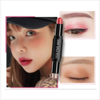 雙色眼影棒防水持久大地色高光珠光閃粉(5#)(玫瑰紅+淺金色)#N80_014_216