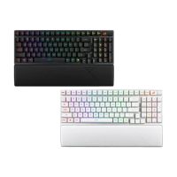 【ASUS 華碩】ROG Scope II 96 RX Wireless 無線三模電競鍵盤 白色(ROG RX 紅軸)