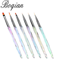 BQAN Diamond Gradient Nail Brush Gel Brush For Manicure Acrylic UV Gel Extension Pen For Nail Polish Painting Drawing Brush