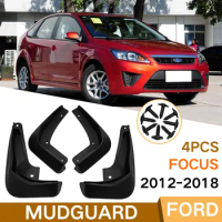 MudFlaps FOR FORD FOCUS 2012-2018 Car Splash Guards Fender Set Parts Front Rear Mud Flaps Automotive Accessories