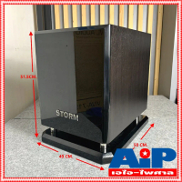STORM RM-126 ตู้ลำโพงซับ 12นิ้ว Active Subwoofer Speaker มีแอมป์ในตัว RM 126 RM126 เอไอ-ไพศาล ตู้ลำโพง As the Picture
