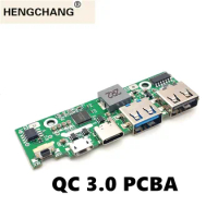 Quick Charge 3.0 Power Bank Part PD3.0 Li Ion Battery Pcba Supply Circuit Board PCB 5v2a 9v2a 12v1.5a Booster Module USB