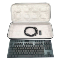 Protective Case for logitech G913/G913 TKL Wireless BT-compatible Keyboard EVA Hard Storage Bag Travel Home Office Use