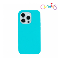 【Candies】iPhone 15 Pro Max 適用6.7吋 Simple系列素面殼手機殼(藍)