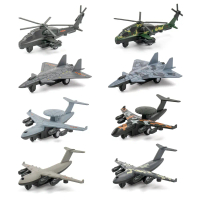 2026 New Alloy Aircraft Set: Early Warning Aircraft, J-20 Fighter, WZ-10 Helicopter, Y-20 Bomber, Mo