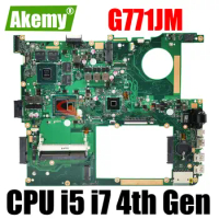 G771JM Mainboard For ASUS ROG G771J G771JW G771JM Laptop Motherboard I5-4200H I7-4710HQ/4750HQ CPU GTX860M GTX960M EDP/LVDS