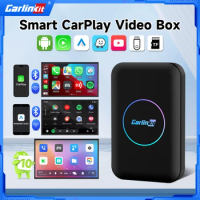 CarlinKit Wireless Android Auto Adapter Smart CarPlay TV Box Mini CarPlay Wireless AI Box For Netflix Mazda Skoda Audi VW Toyota