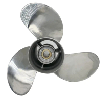 Propeller 13 1/2X15 Mercury Outboard 60HP-125HP 3 Blades Stainless Steel Prop SS 15 Tooth