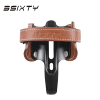 3SIXTY Genuine Leather Water Bottle Cages for Road Bicycle &amp; Brompton &amp; MTB Bicycle