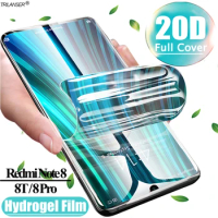 20D Full Cover Hydrogel Film For Xiaomi 8 Pro Redmi Note 8T Pro Screen Protector For redmi-note-8-t mi note8 pro Soft Glass Film