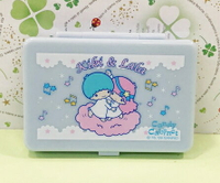 【震撼精品百貨】Little Twin Stars KiKi&amp;LaLa 雙子星小天使 Sanrio收納盒附鏡-音符#82276 震撼日式精品百貨