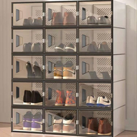 鞋盒收納 鞋盒收納盒透明抽屜式塑料鞋子鞋櫃收納神器家用簡易鞋架子省空間