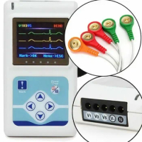 3 Channel Ecg Machine 24 hour Dynamic Holter ECG EKG Recorder Holter Monitor Pice Held with CE ISO Approved