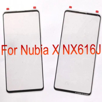 For Nubia X NX616J Front Outer Glass Lens Touch Panel Screen For Nubia X LCD Touch Glass NX616J Repair Parts