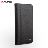 QIALINO Luxury Genuine Leather Phone Case for iPhone 11/11 Pro Card Slots Magnetic Car Hold Flip Cover for iPhone11 Pro MAX