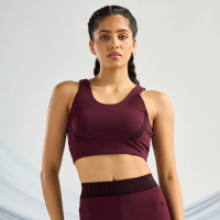 Max Fashions Dalaman Bra Wanita Striped Bra - Merah