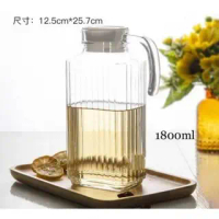 DRINKING GLASS SERVING JUG / COLD & HOT WATER TEA BEVERAGE DRINK JUG