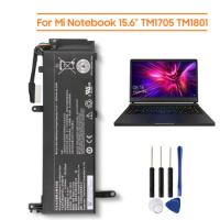 Replacement Battery G15B01W For For Xiaomi Mi Notebook 15.6" TM1705 TM1801 GTX1050Ti/1060 171502-AK/AN/AA/I 3620mAh