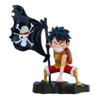 Lover One Piece Figure Luffy Pirate Flag Ver. Figure OP PVC Action Figures Luffy Gear 2 Model Toys Children
