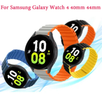 Magnetic Strap Band For Samsung Galaxy Watch 4 40mm 44mm/5 Pro 45mm Silicone Watchband For Galaxy Watch3/Active 2 44mm Bracelet