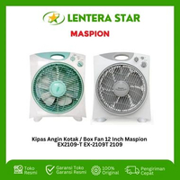 Kipas Angin Kotak / Box Fan 12 Inch Maspion EX2109-T EX-2109T 2109