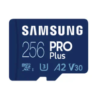 【SAMSUNG 三星】PRO Plus microSDXC 256GB 160MB/s記憶卡(平行輸入)