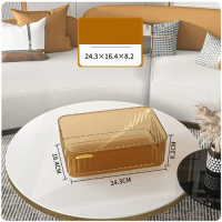 亞克力收納盒【琥珀金-無蓋(小號)】  