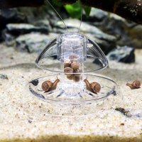 [2]Aquarium Fish Plant Tank Plastic Clear Snail Trap Catcher Plants Pest Catch Leech Environment Clean Tool[2]